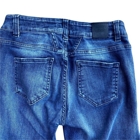 ANTHROPOLOGIE CLOSED SIZE 25 X 26 MADE IN ITALY SLIM FIT DARK WASH BAKER JEANS - Picture 9 of 9